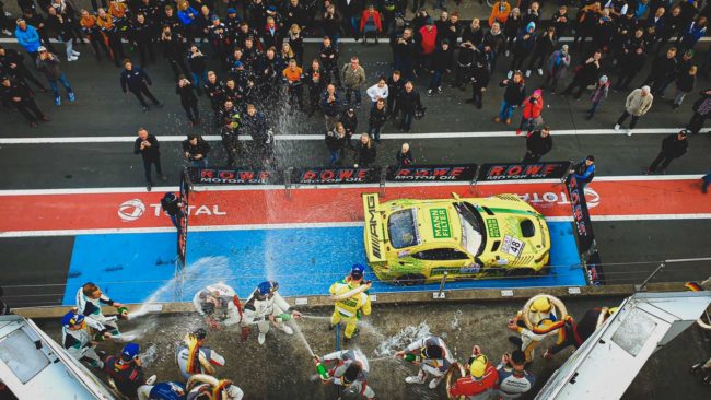 VLN8 Podium Winner HTP Motorsport AMGGT3 #48 - Maxi Buhk, Raffaele Marciello | © Nürburgring