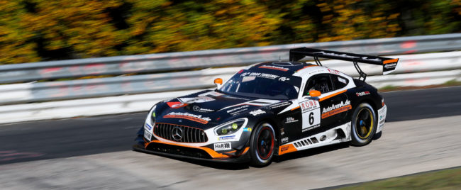 VLN9 Winner - AutoArenA Black-Falcon AMG #6 - Patrick Assenheimer & Maro Engel | © VLN