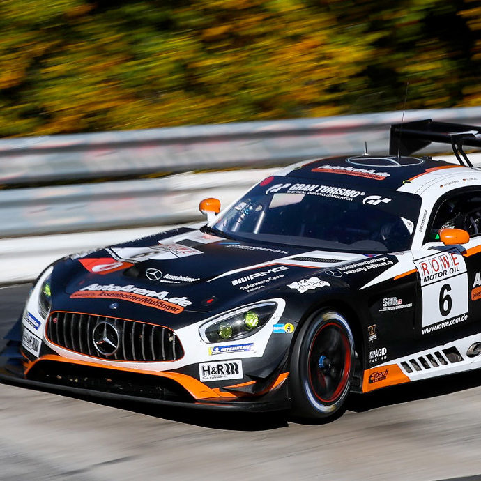 VLN9 Winner - AutoArenA Black-Falcon AMG #6 - Patrick Assenheimer & Maro Engel | © VLN