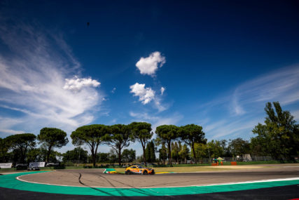 IMOLA P15 overall HRT #4 - Maro Engel, Luca Stolz, Vincent Abril | © GruppeC