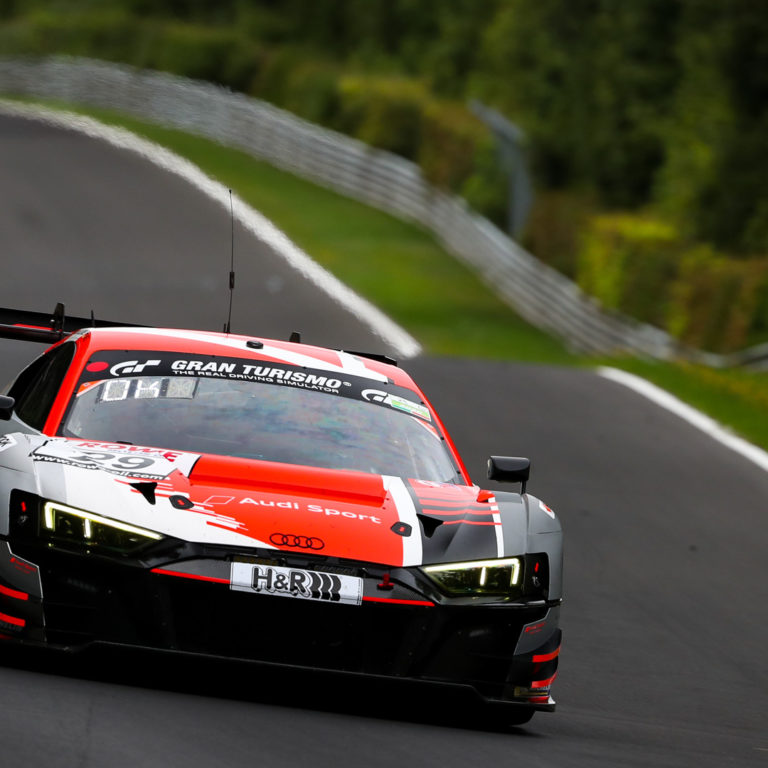 NLS5 Winner Land Motorsport R8 #29 - Chris Mies, Kelvin vd Linde, Mattia Drudi | © GruppeC