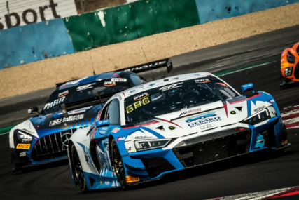 GTworldChEu Magny-Cours overall Winner R2 - Sainteloc R8 #26 - Simon Gachet & Steven Palette | © SRO