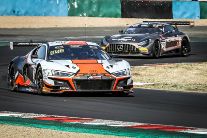 GTworldChEu Magny-Cours Silver-Cup P2 R1 - WRT R8 #33 - Jusuf Owega, Hamza Owega | © SRO