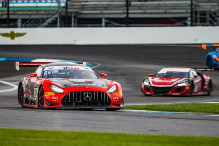 IntGTC Indy8H Pro-AM Winner - DXDT AMG #04 - George Kurtz, Colin Braun, Ben Keating | © SRO