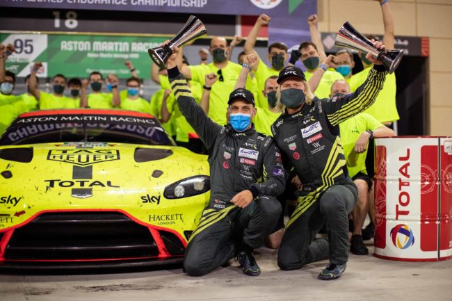 WEC Champions GTE - Nicki Thiim & Marco Sorensen AMR #95 | © AMR