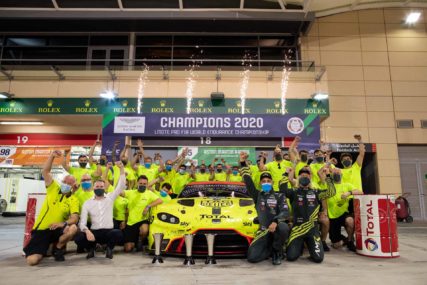 WEC Champions GTE - Nicki Thiim & Marco Sorensen AMR #95 | © WEC