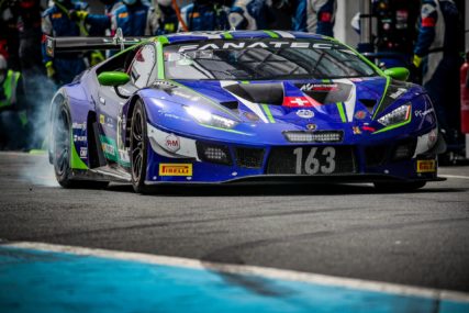 Magny-Cours P2 Race I Emil-Frey Huracan #163 - Ricardo Feller, Albert Costa | © SRO