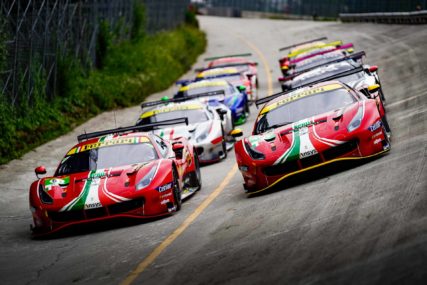 6hMonza Old Track all GTE Ferraris | © WEC