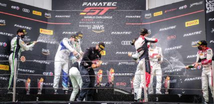 Barcelona 2021 Overall Race Podium | © SRO