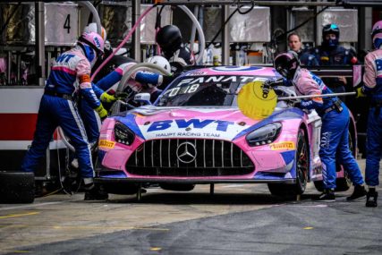 Race P5 Overall - HRT AMG #4 - Engel/Stolz/Bastian | © SRO