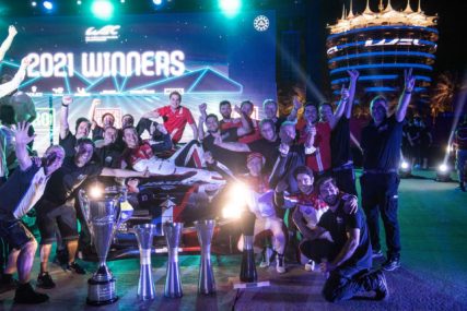 8hBahrain GTE AM Winner #83 - F. PERRODO / N. NIELSEN / A. ROVERA | © Ferrari