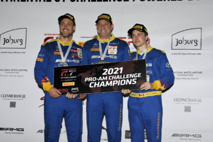 IntGTC Pro-AM Champions 2021: Kenny Habul, Martin Konrad, Mik Grenier | © AMG