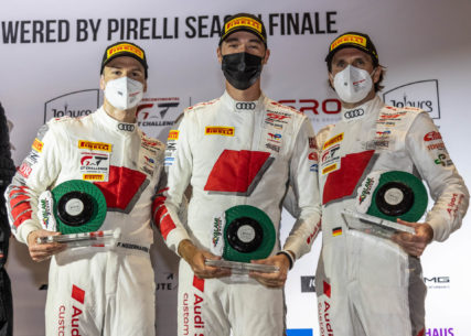 kyalami9h 21 - P3 overall: Patric Niederhauser, Kelvin vd LInde, Markus Winkelhock | © AUDIsport