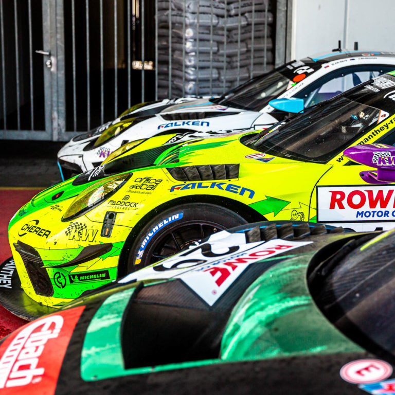 NLS 1 2022 - P2 Land Motorsport - P1 Manthey Grello - P3 KCMG 911 GT3R | © Chris Frays
