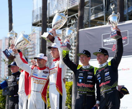 GP Long Beach GTD Podium | © IMSA