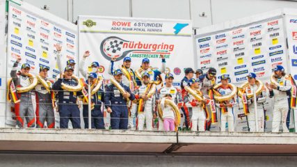 NLS 5 - ROWE ADAC 6h Ruhr-Pokal-Rennen 2022 Podium | © GruppeC