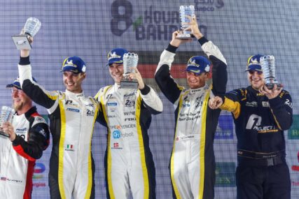 WEC 8H Bahrain Winner GTE AM - P1 #56 - Cairolli, Petersen, Leutwiler | © Porsche