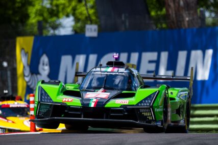 63 BORTOLOTTI Mirko (ita), MORTARA Edoardo (swi), KVYAT Daniil (ita), Lamborghini Iron Lynx, Lamborghini SC63 #63, Hypercar, action during the 2024 6 Hours of Imola, 2nd round of the 2024 FIA World Endurance Championship, from April 18 to 21, 2024 on the Autodromo Internazionale Enzo e Dino Ferrari in Imola - Photo Julien Delfosse / DPPI
