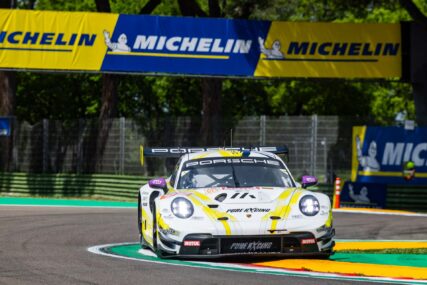 92 MALYKHIN Aliaksandr (kna), STURM Joel (ger), BACHLER Klaus (aut), Manthey Purerxcing, Porsche 911 GT3 R #91, LM GT3, action during the 2024 6 Hours of Imola, 2nd round of the 2024 FIA World Endurance Championship, from April 18 to 21, 2024 on the Autodromo Internazionale Enzo e Dino Ferrari in Imola - Photo Julien Delfosse / DPPI